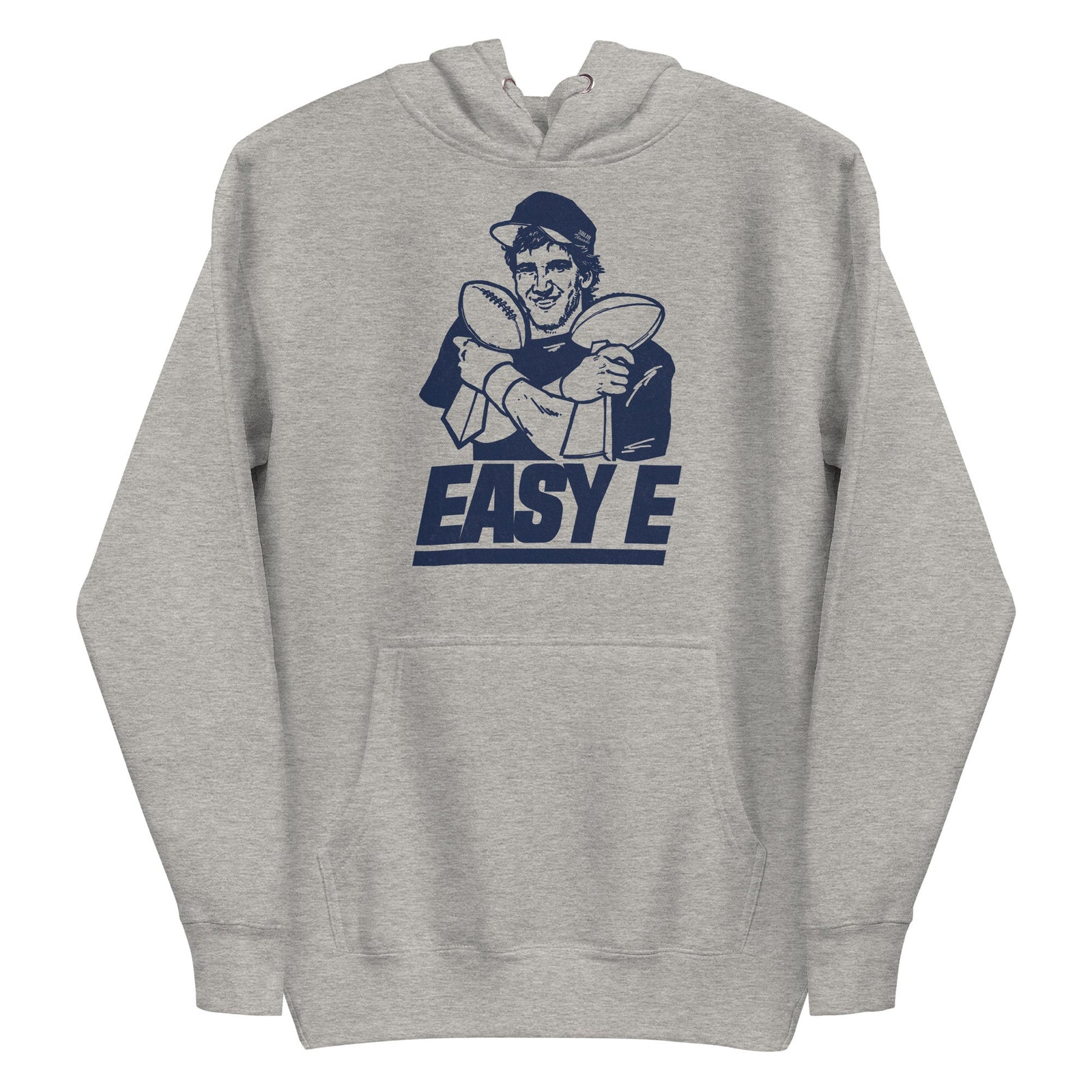 Unisex Easy E Vintage Classic Pullover Hoodie | Funny Ny Giants Fleece | Solid Threads