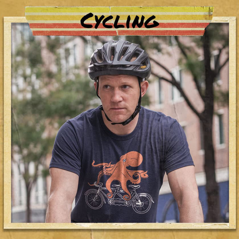 Funny T-shirts for Cyclists | Cool Retro Bicycle Graphic Tees