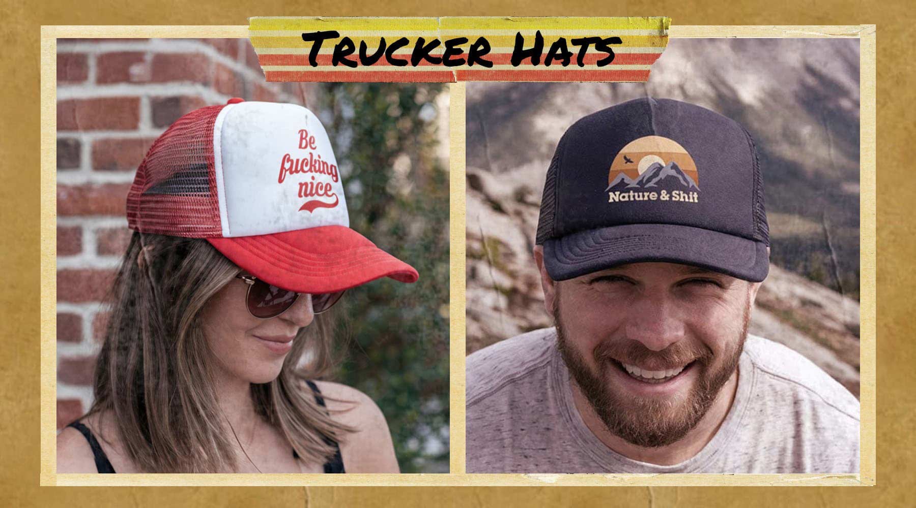 Cool Funny Trucker Hats | Vintage Designer Caps