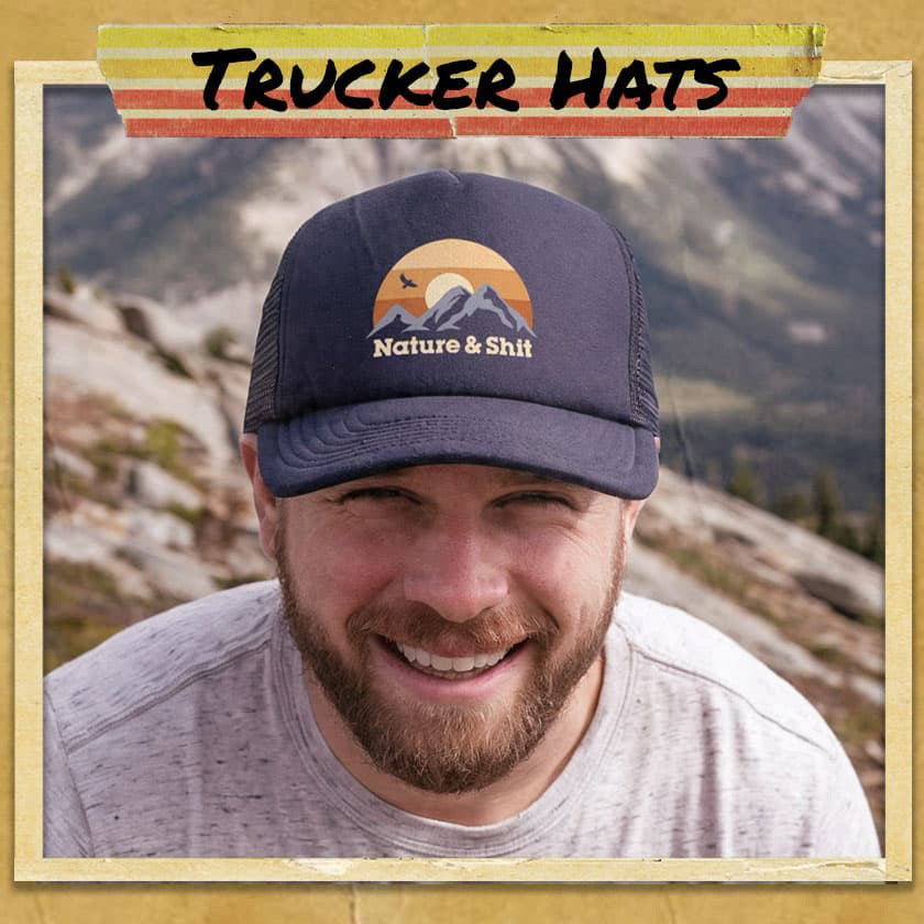 Funny Trucker Hats | Cool Retro Mesh Caps