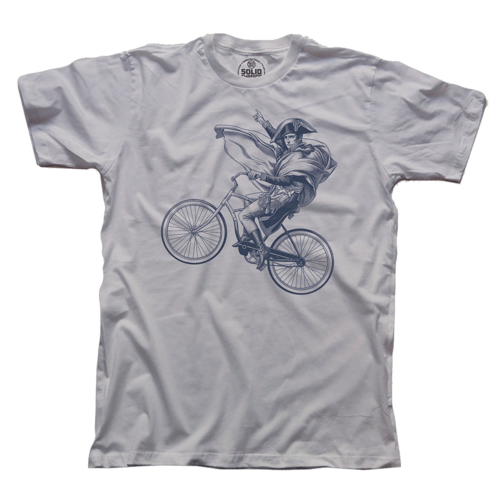 Napoleon Beach Cruiser Cool Signature T-shirt in Silver - Front View