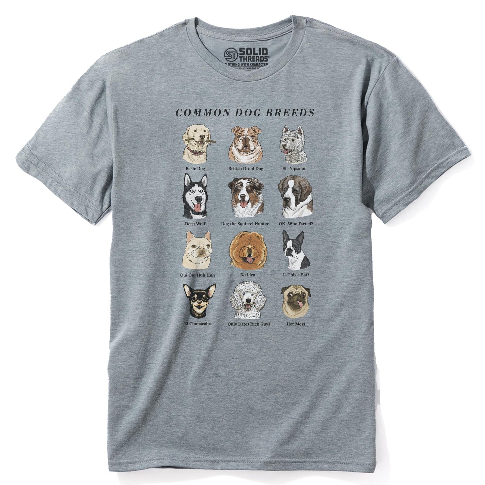 Common Dog Breeds Staple T-Shirt