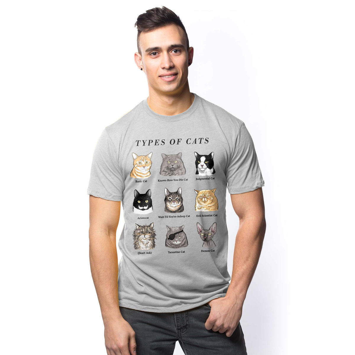 Types of Cats T-Shirt