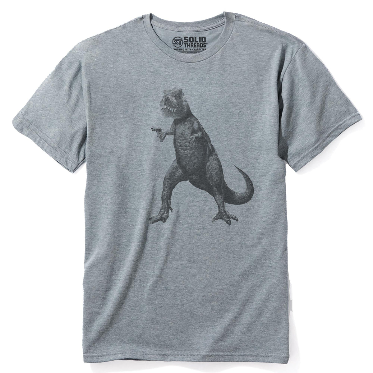 Deadliest Predator Cool Staple T-shirt in Ash Heather - Front View