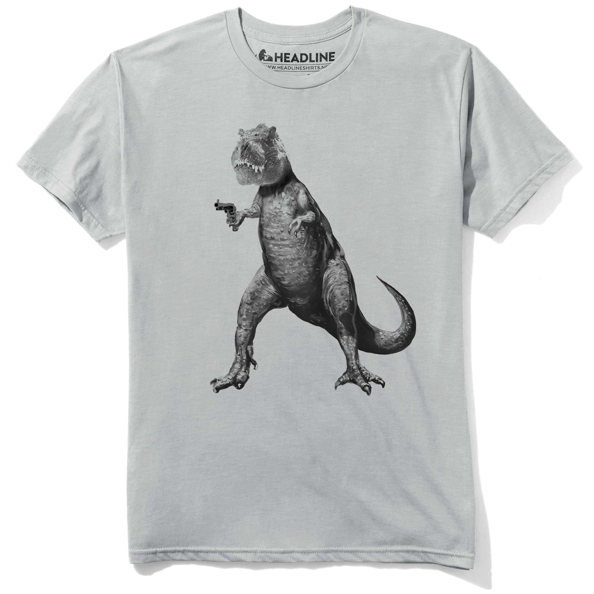 Men&#39;s Deadliest Predator Cool Graphic T-Shirt | Designer T-Rex Dinosaur  Tee | Solid Threads