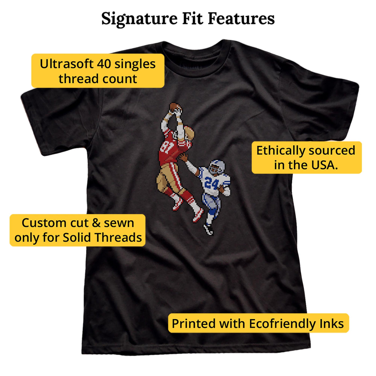 San Francisco 16-Bit Football Signature T-Shirt