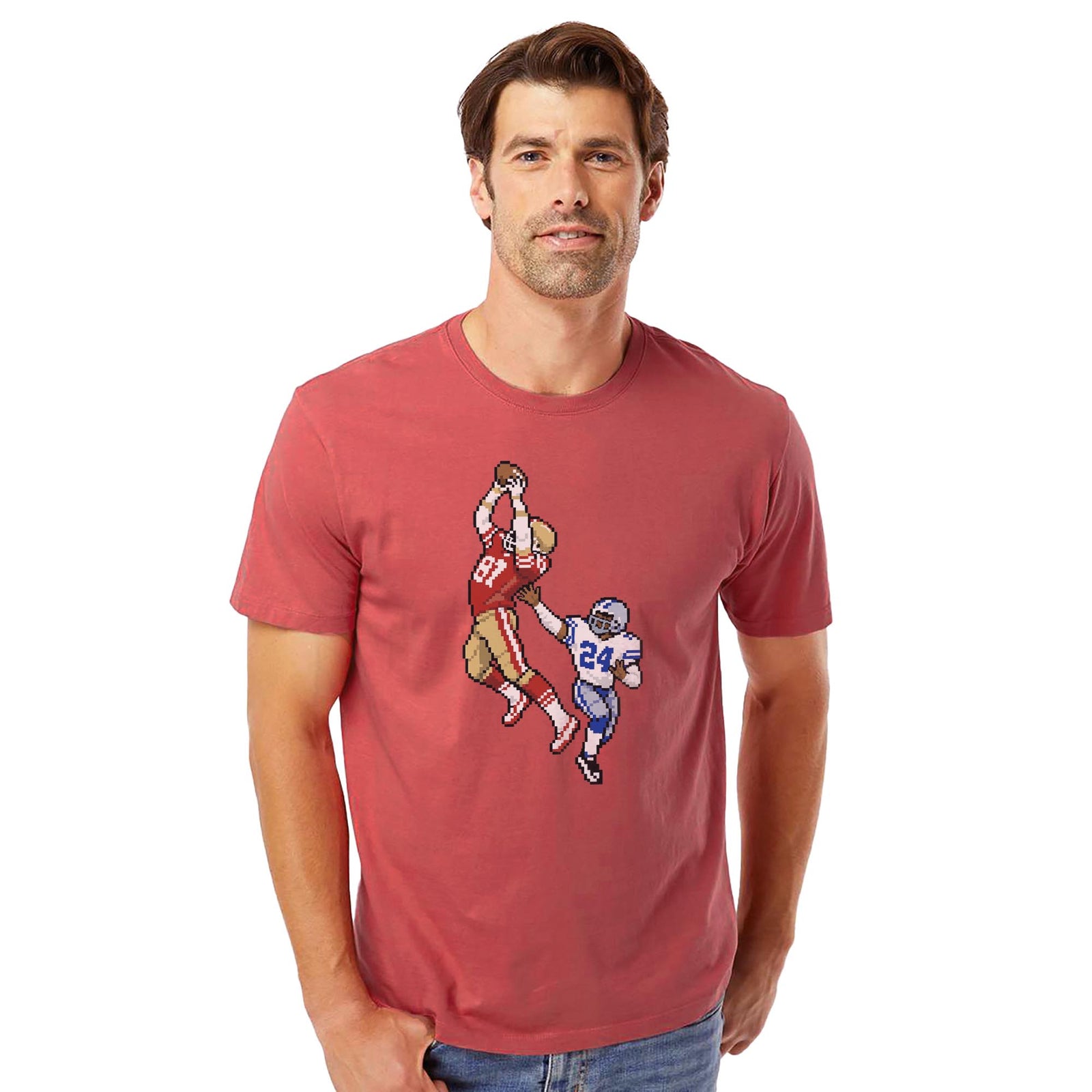 San Francisco 16-Bit Football Organic T-Shirt