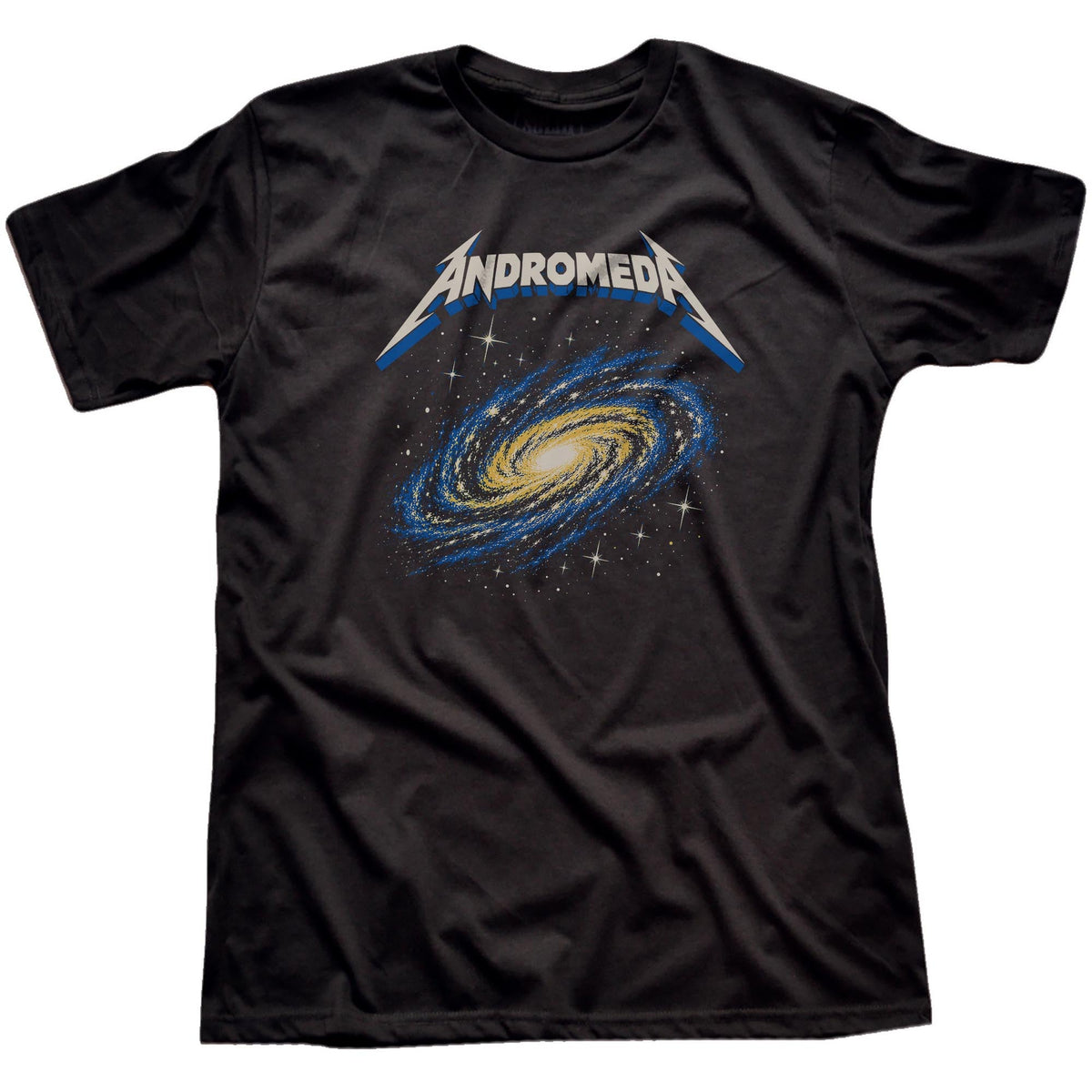 Andromeda Vintage Signature T-shirt in Black - Front View