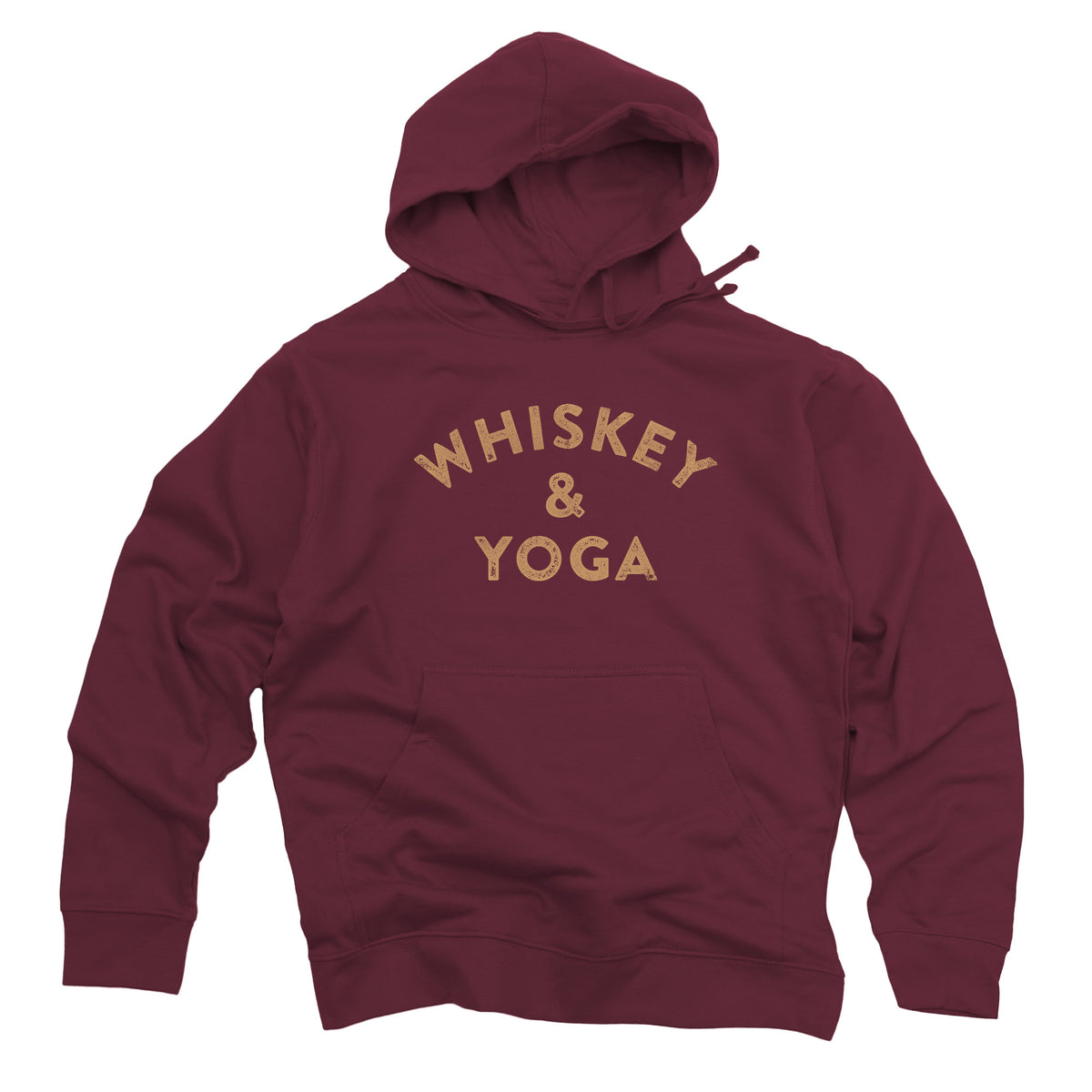 Whiskey &amp; Yoga Midweight Pullover Hoodie