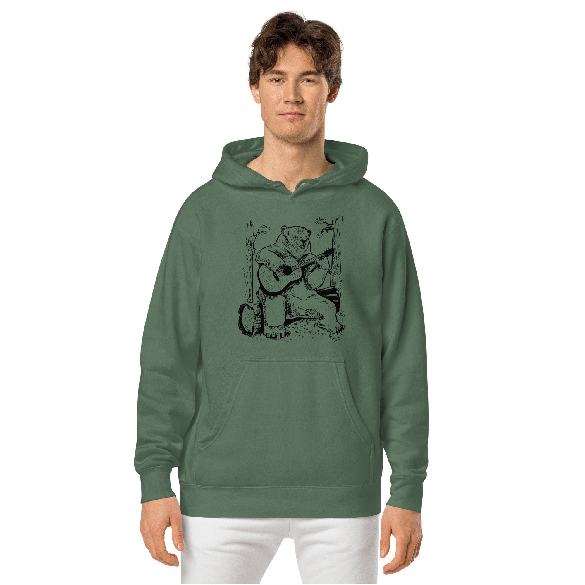 Designer green hoodie sale