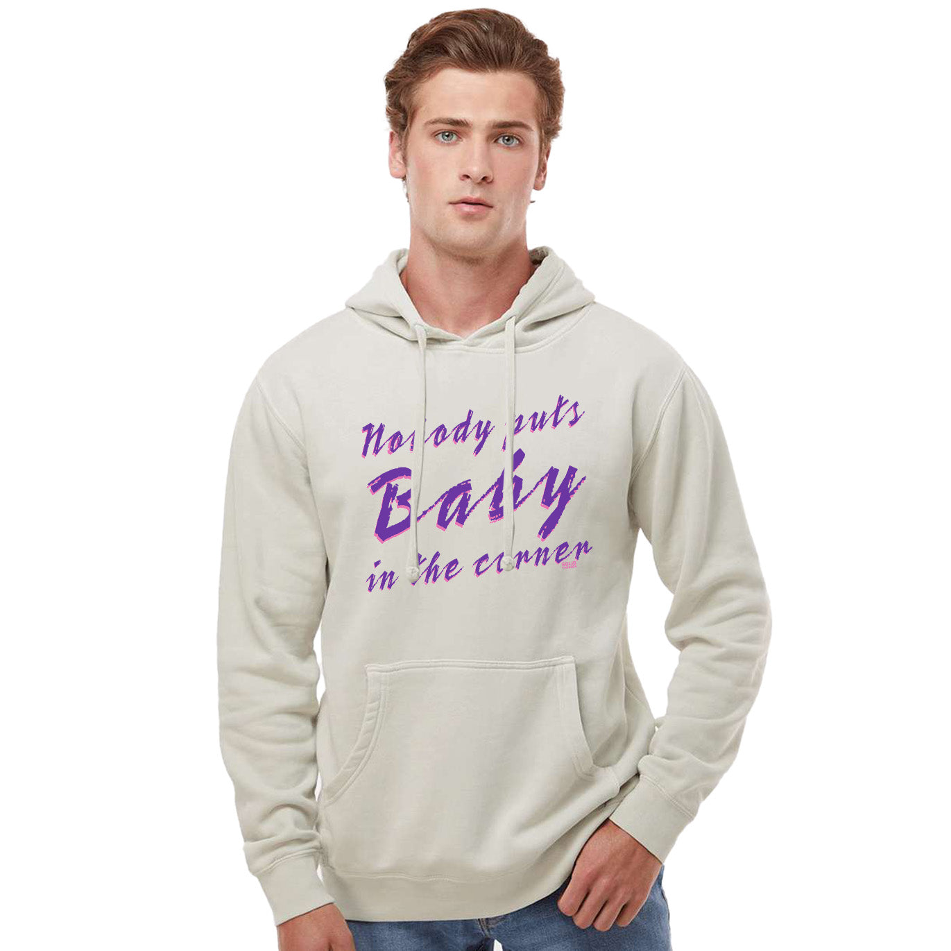 Nobody Puts Baby in the Corner Vintage Wash Pullover Hoodie