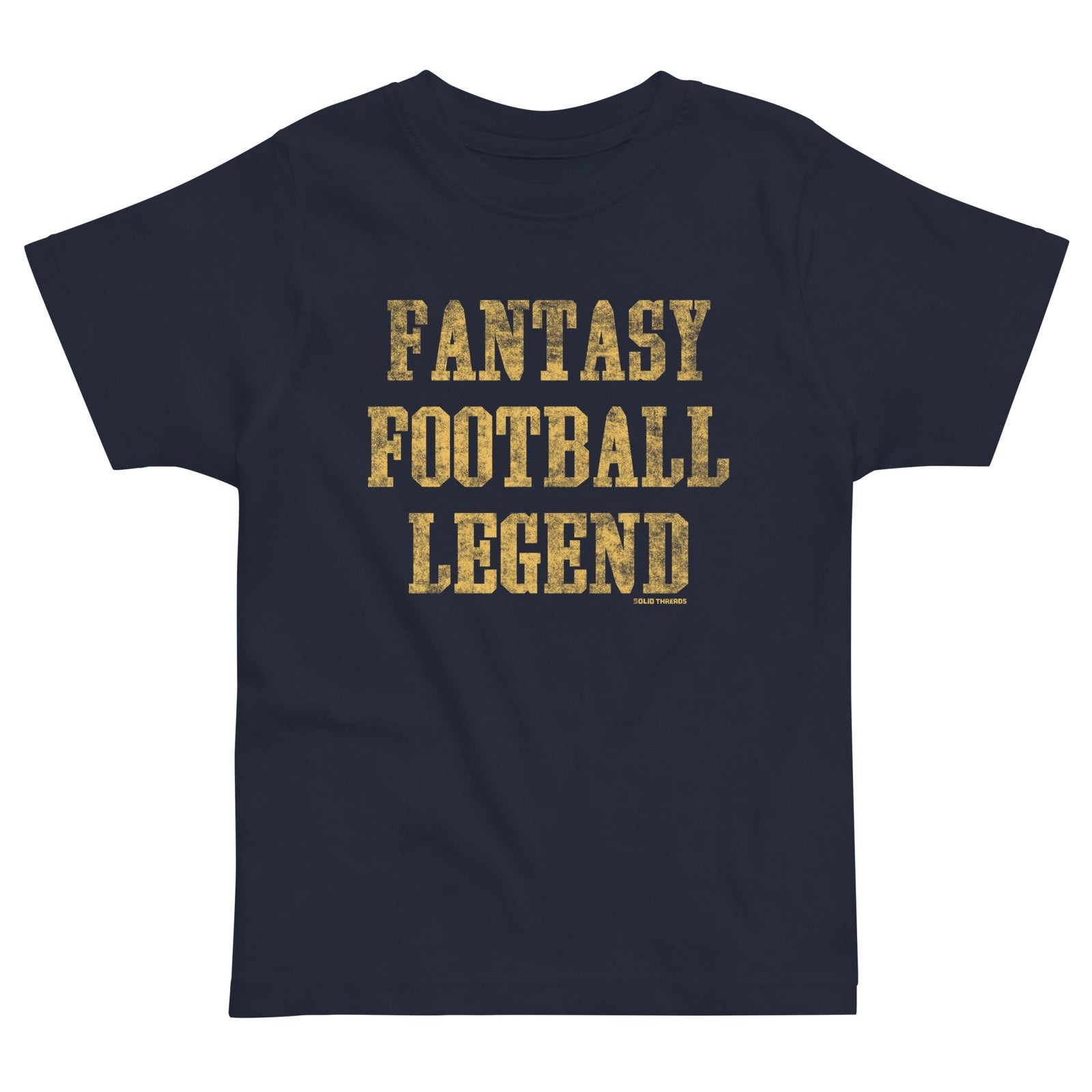 Toddler's Fantasy Football Legend Extra Soft T-Shirt | Funny Sports Tee | Solid Threads