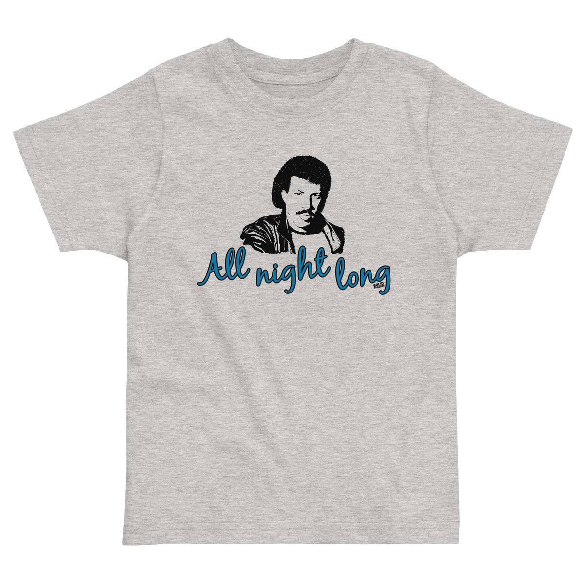 Toddler&#39;s All Night Long Retro Extra Soft T-Shirt | Cool Lionel Richie Tee  | Solid Threads