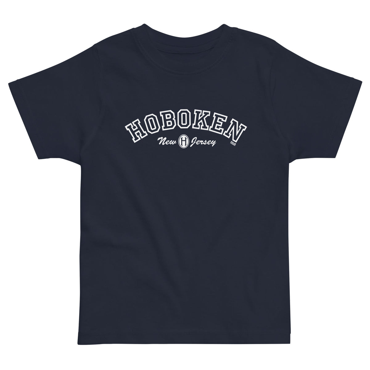 Toddler&#39;s Hoboken Collegiate Cool Extra Soft T-Shirt | Retro New Jersey Tee | Solid Threads