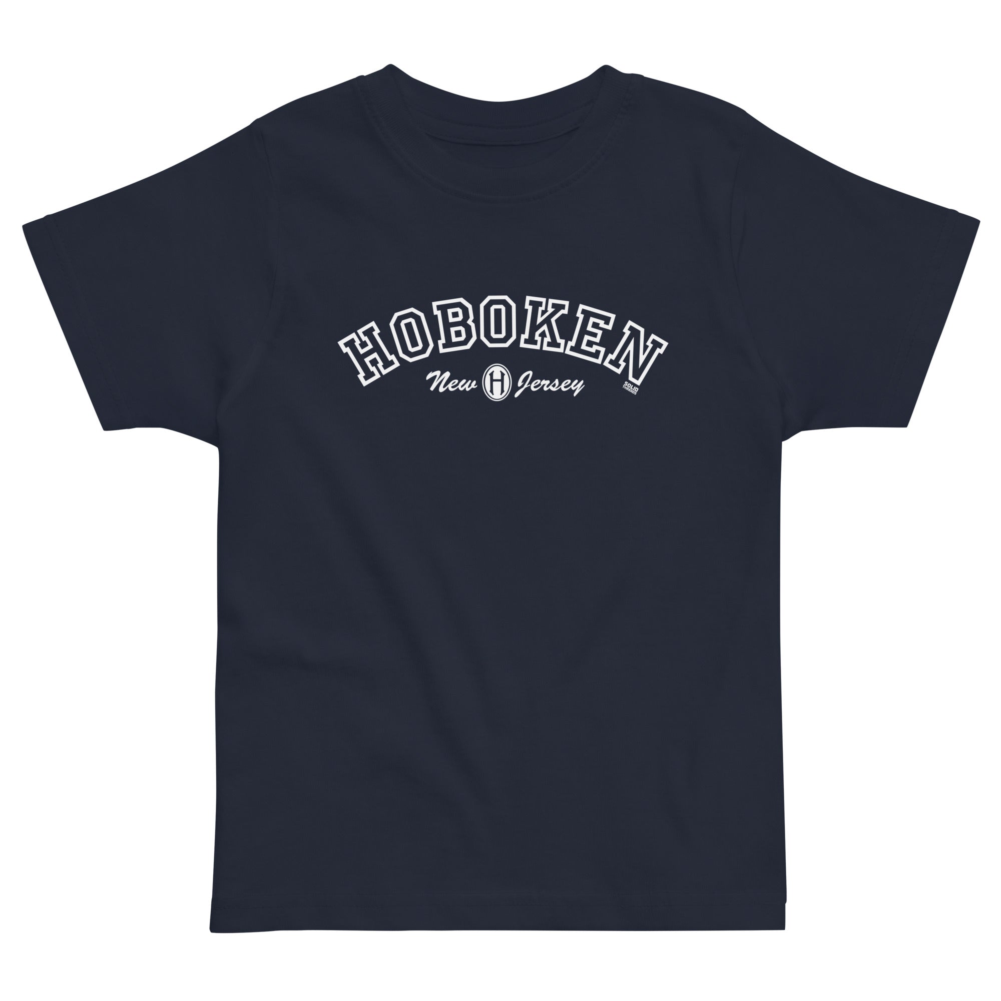 Toddler's Hoboken Collegiate Cool Extra Soft T-Shirt | Retro New Jersey Tee | Solid Threads