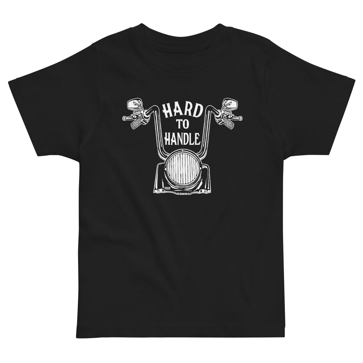 Toddler&#39;s Hard Handle Cool Playground Extra Soft T-Shirt | Retro Bike Tee | Solid Threads