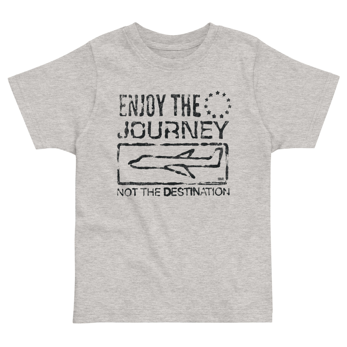 Youth Enjoy Journey Cool Airplane Extra Soft T-Shirt | Cute Travel Kids Tee | Solid Threads