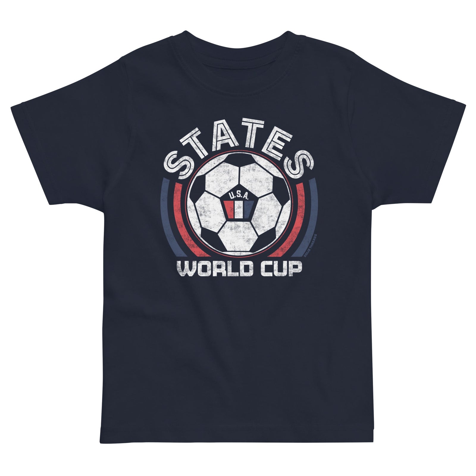 Toddler's US Soccer Team Cool Extra Soft T-Shirt | Retro FIFA World Cup Tee | Solid Threads