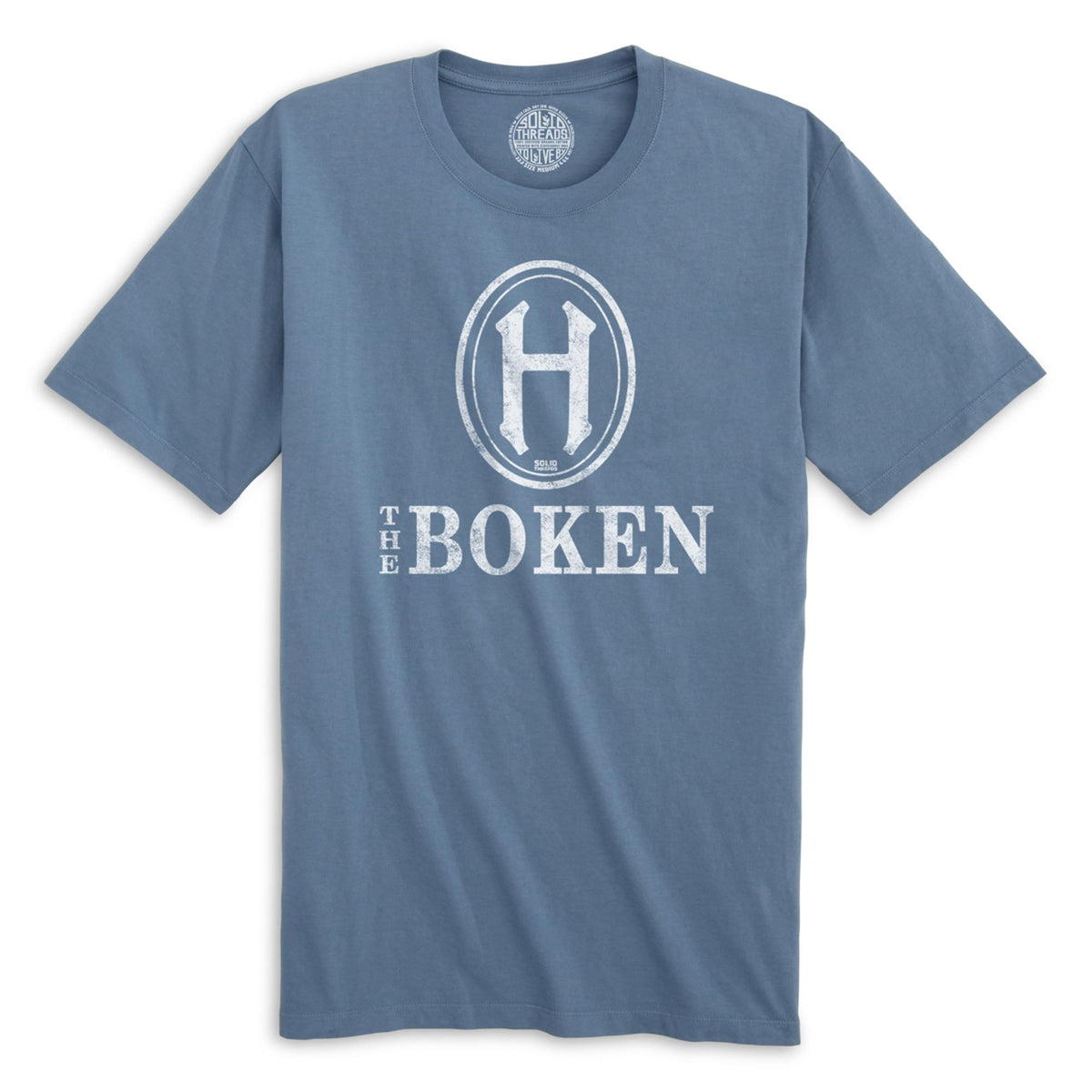 The Boken Cool Organic Cotton T-shirt | Vintage Hoboken   Tee | Solid Threads