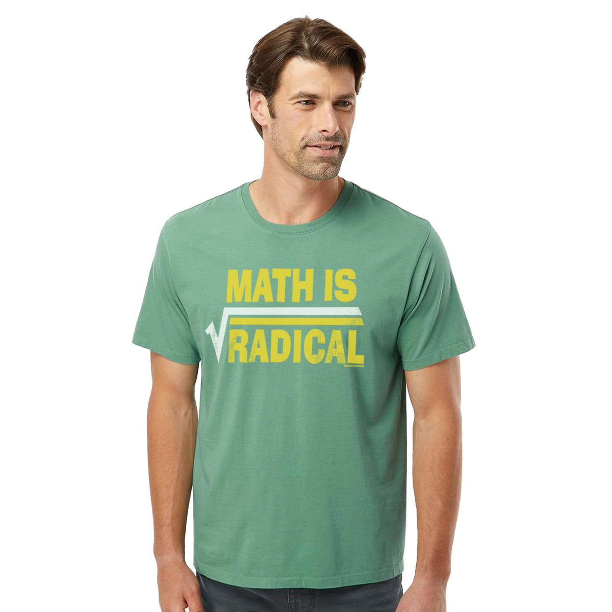 Math is Radical Vintage Inspired T-shirt on Model | SOLID THREADS