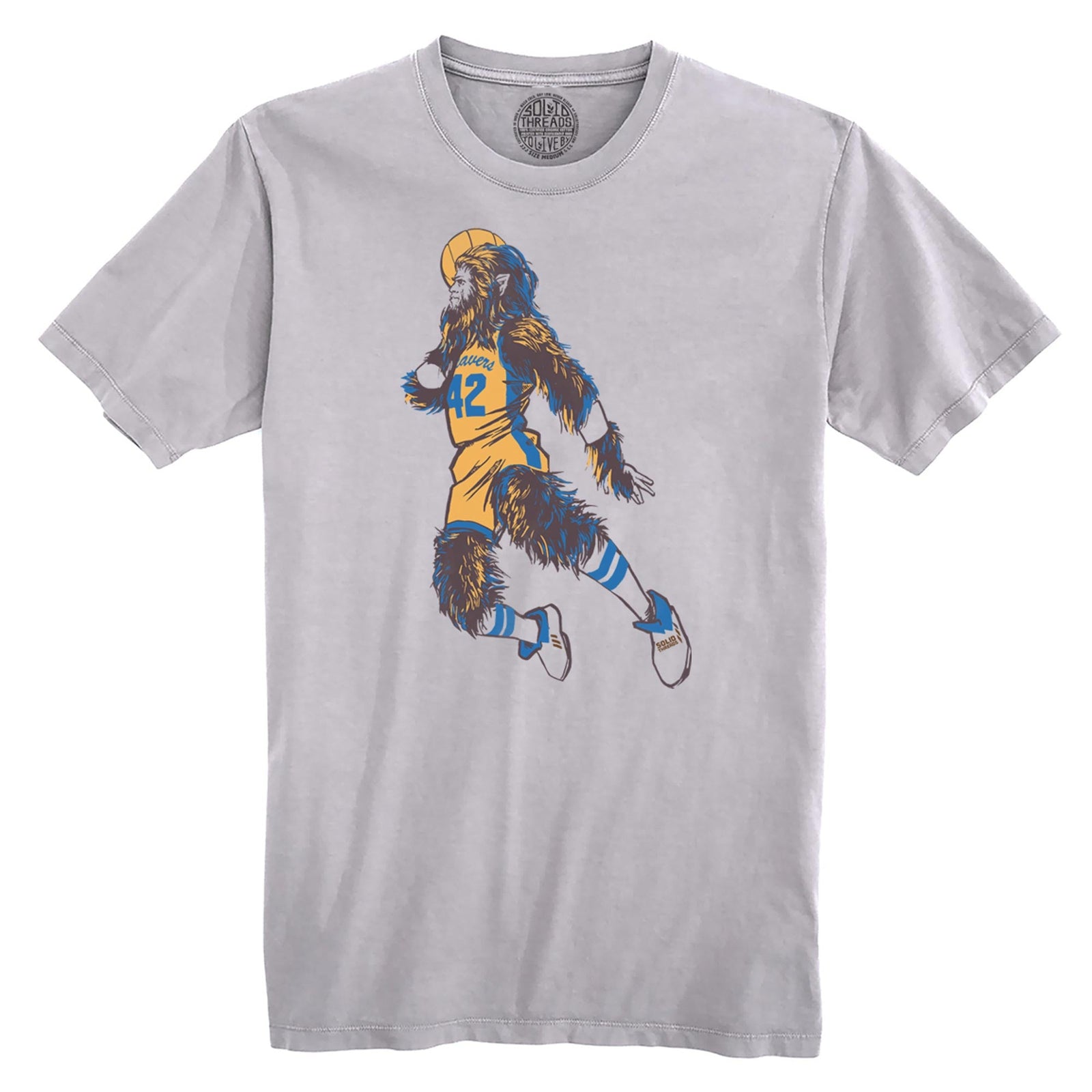 Teen Wolf Cool Organic Cotton T-shirt | Vintage 80s Movie  Tee On Model | Solid Threads