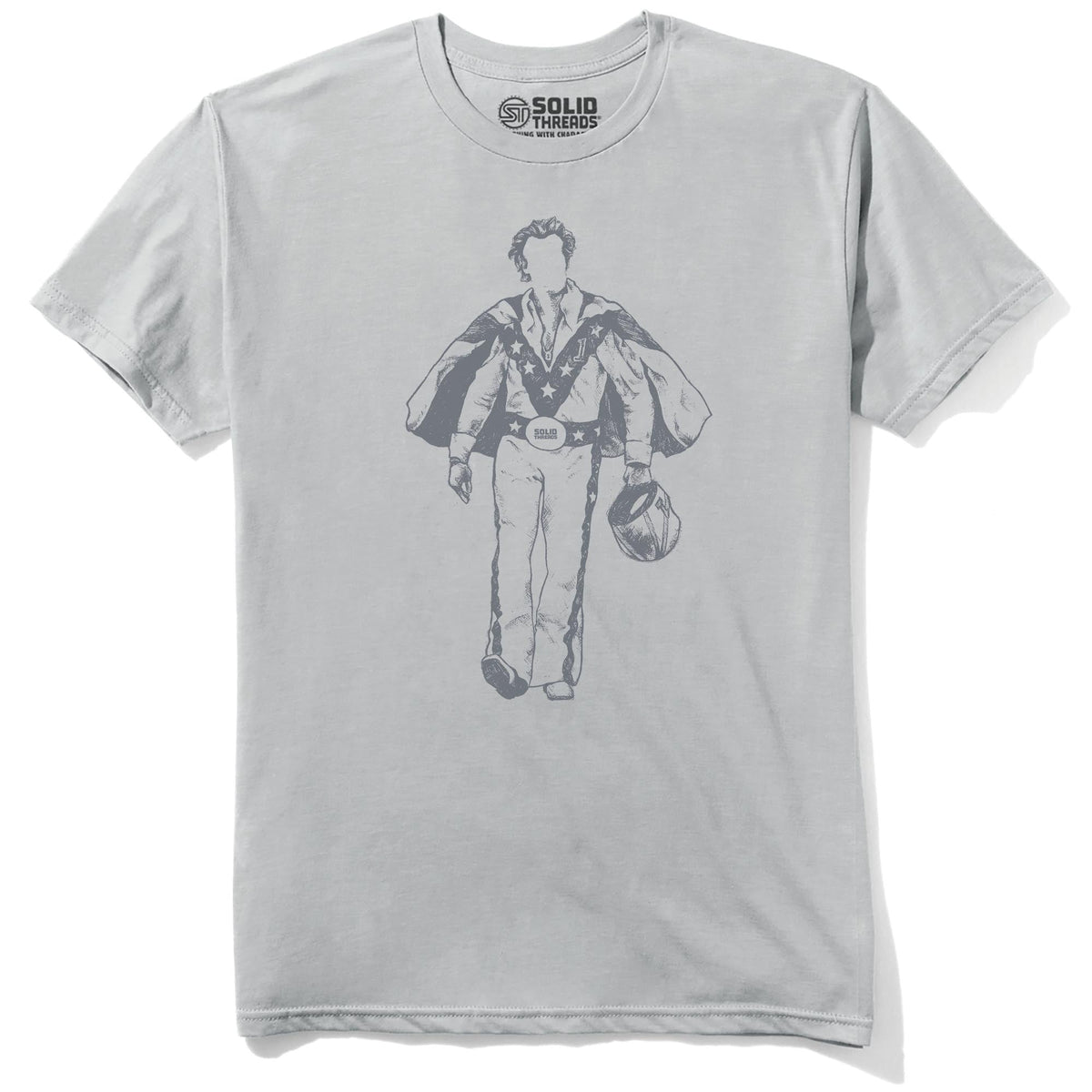 Daredevil Cool Staple T-shirt in Silver - Front View