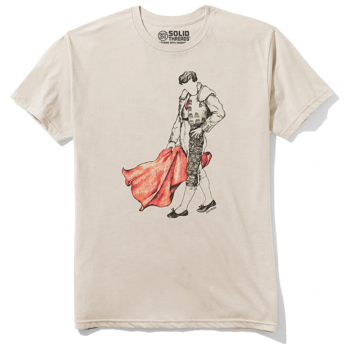 Matador Cool Staple T-shirt in Natural - Front View