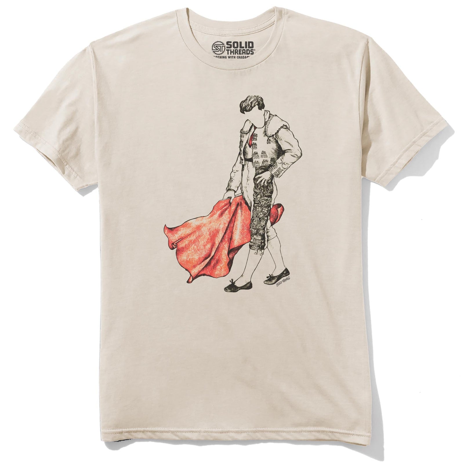 Matador Cool Staple T-shirt in Natural - Front View