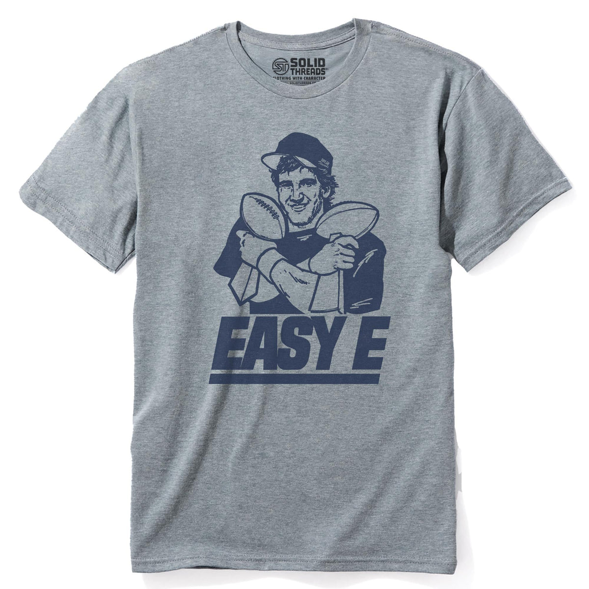 Easy E Vintage Staple T-shirt in Ash Heather - Front View