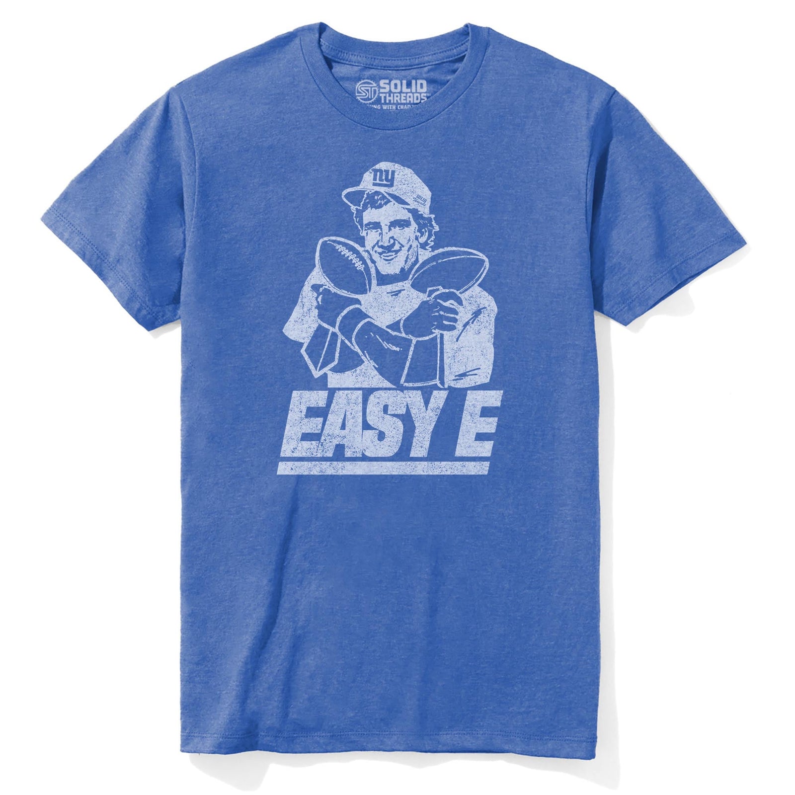Easy E Vintage Staple T-shirt in Royal Heather - Front View
