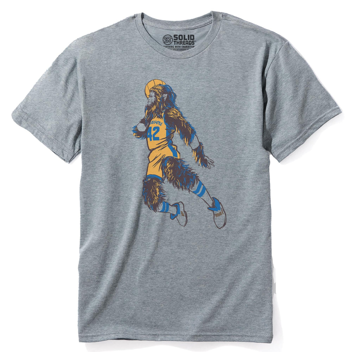 Teen Wolf Cool Staple T-shirt in Ash Heather - Front View