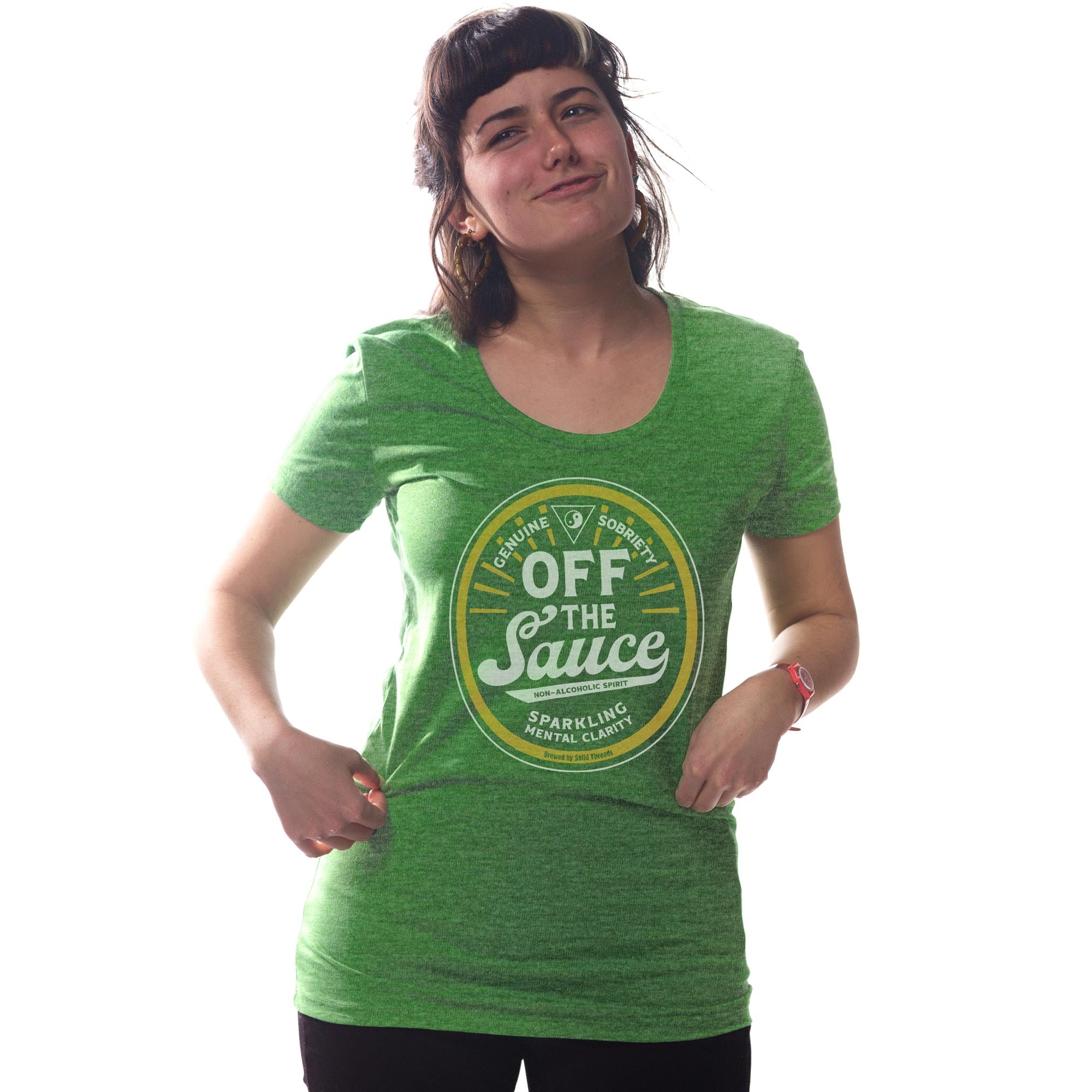 Women's Off the Sauce | Supports Addiction Treatment T-Shirt