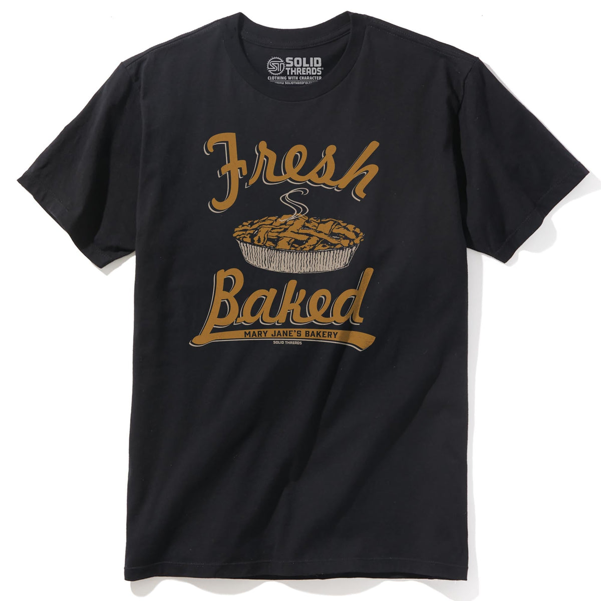 Fresh Baked Cool Staple T-shirt in Black - Front View