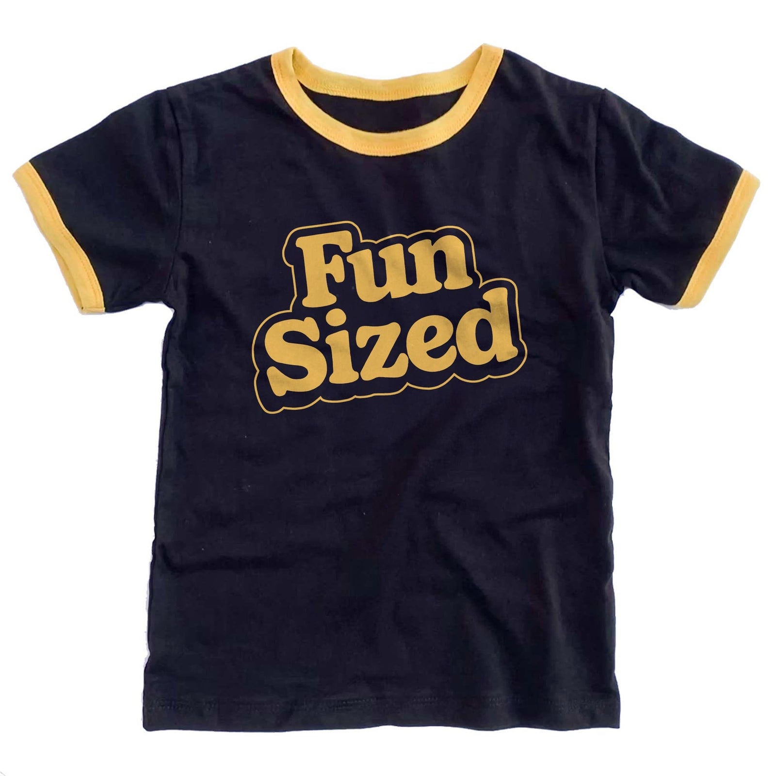 Kid's Fun Sized Funny Graphic T-Shirt | Cool Candybar Halloween Costume Tee | Solid Threads