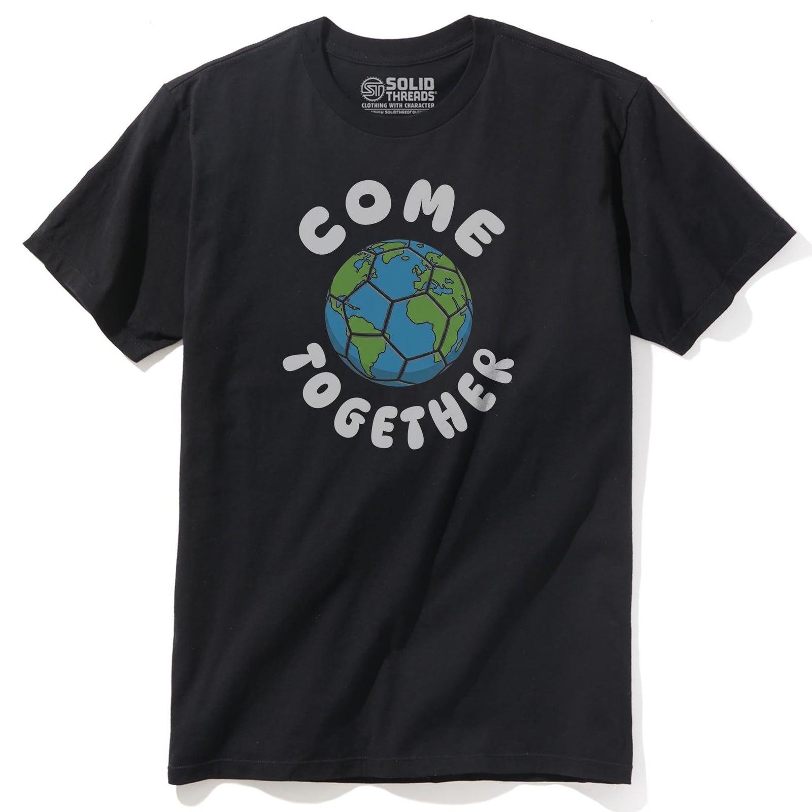 Come Together Cool Staple T-shirt in Black - Front View