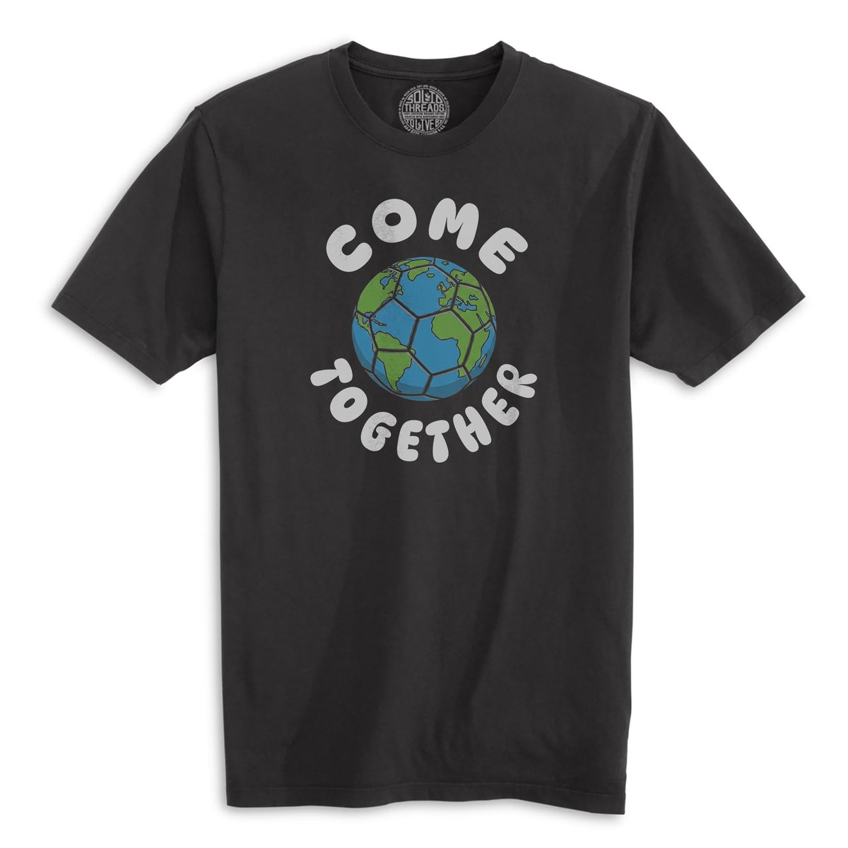 Come Together Cool Organic T-shirt in Black - Front View