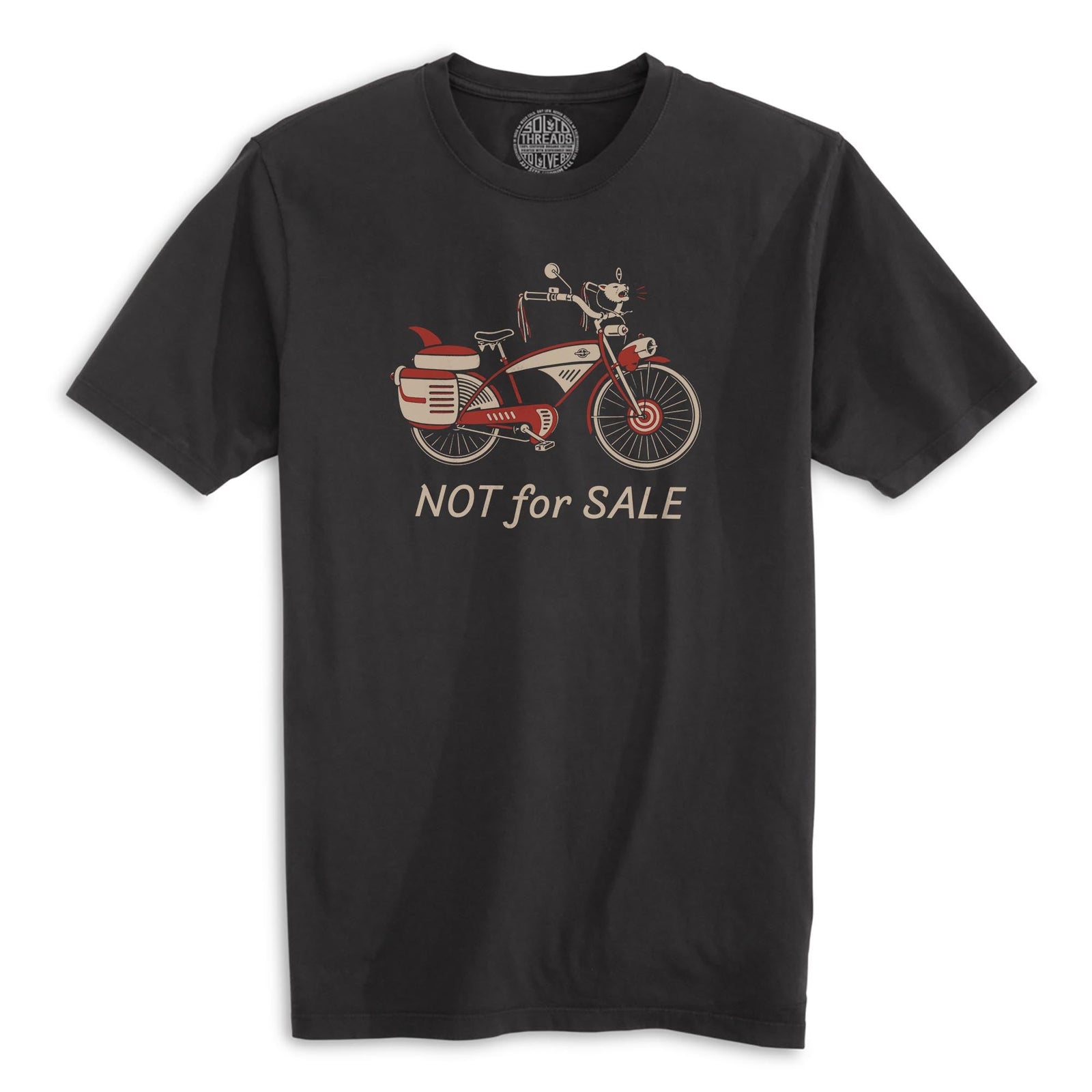 Not For Sale Cool Organic T-shirt in Black - Front View