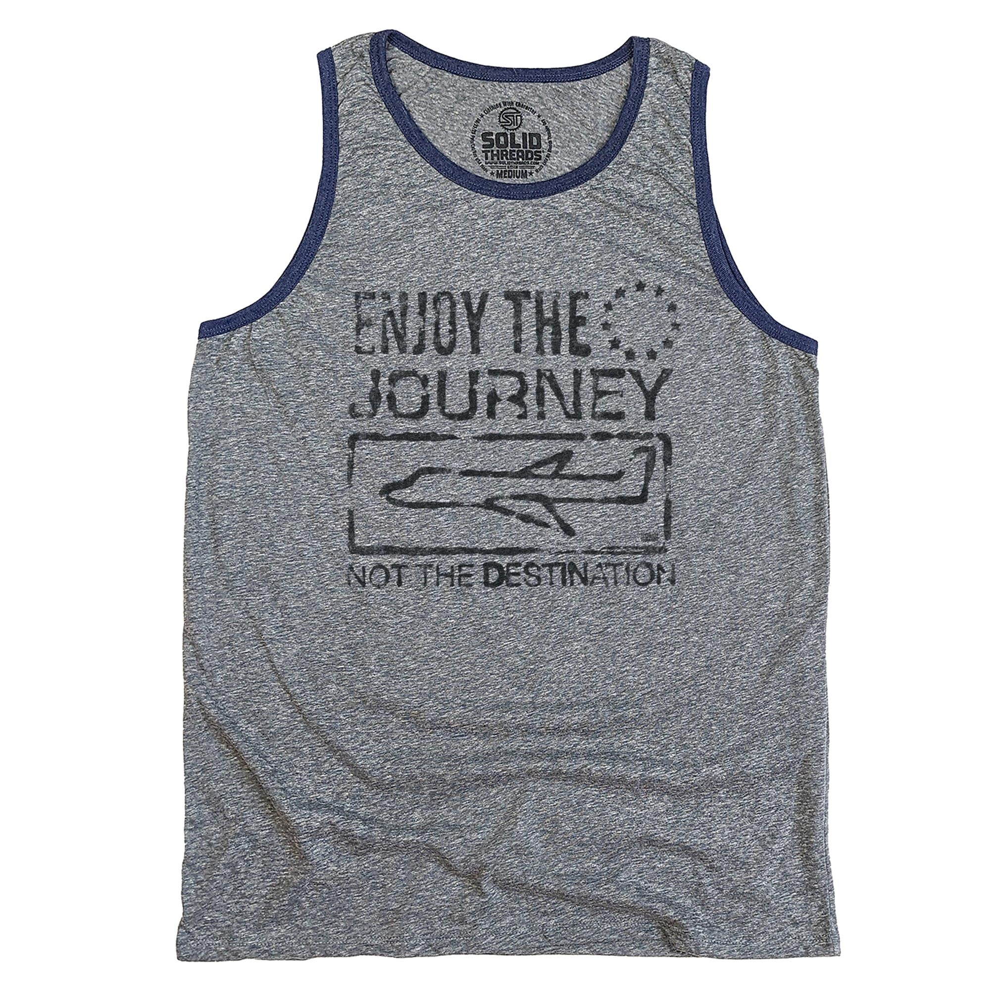 Enjoy The Journey Not The Destination Vintage Inspired Tank Top | SOLID THREADS