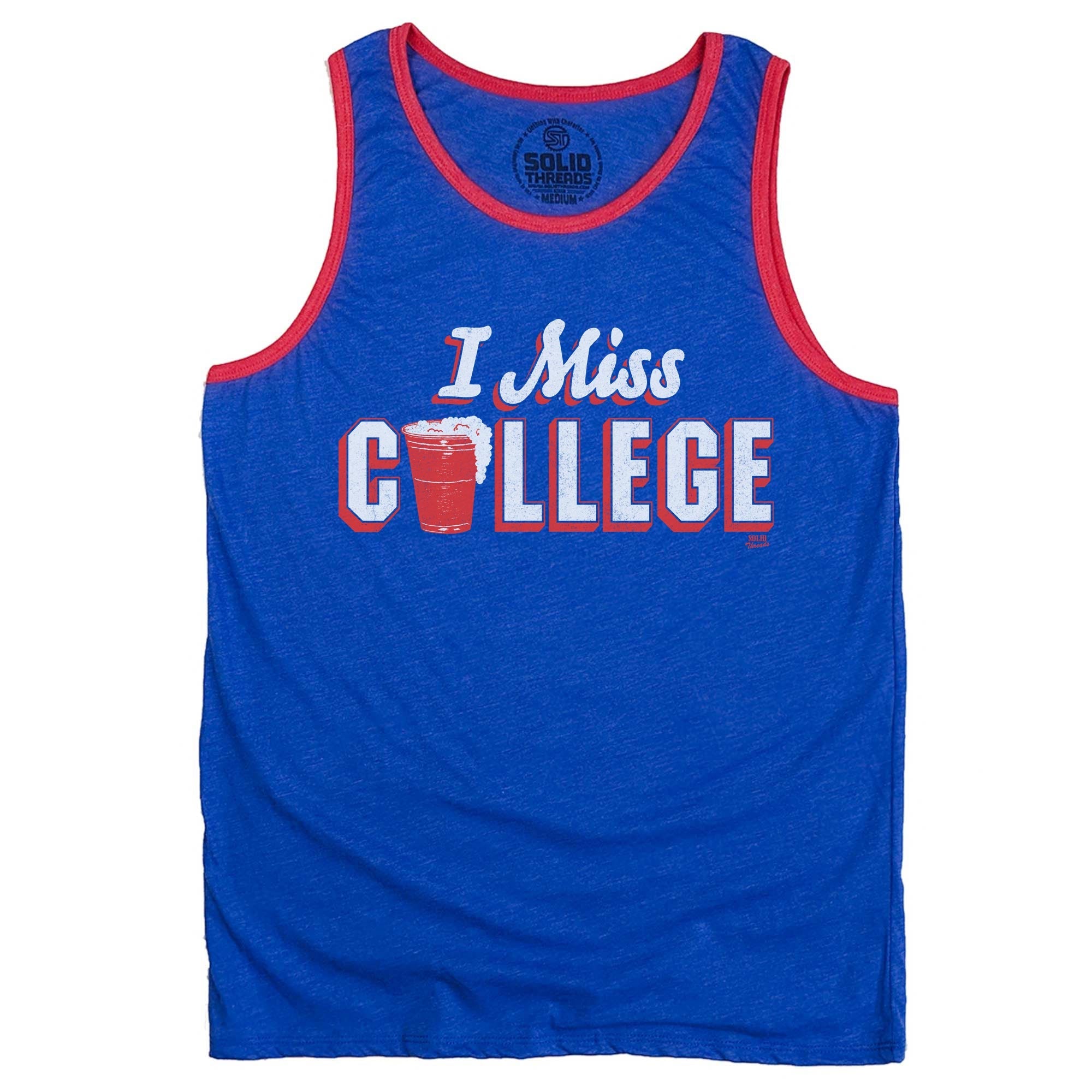 I Miss College Vintage Tank Top | SOLID THREADS