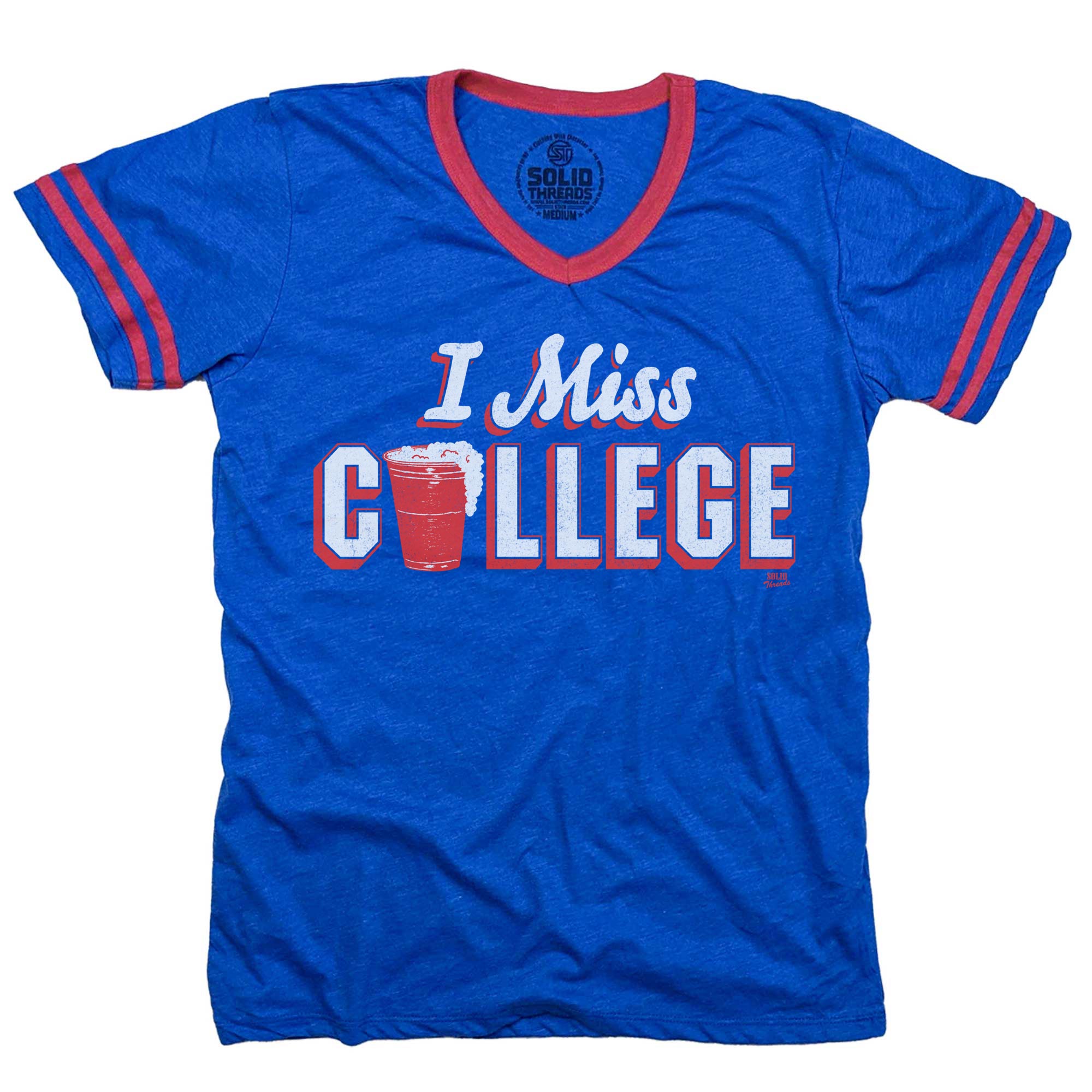 I Miss College V-Neck T-Shirt