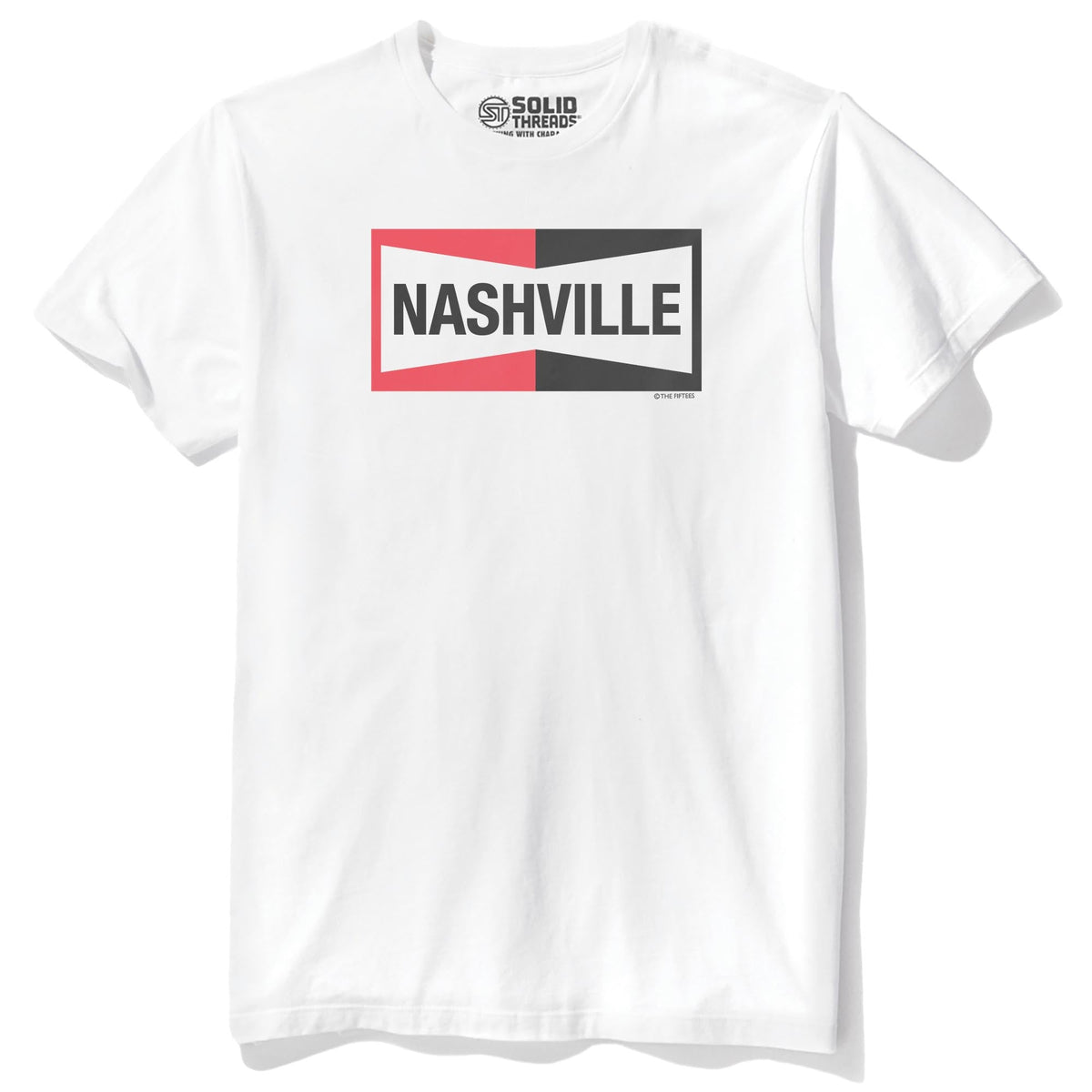 Nashville Champion Cool Staple T-shirt in White - Front View