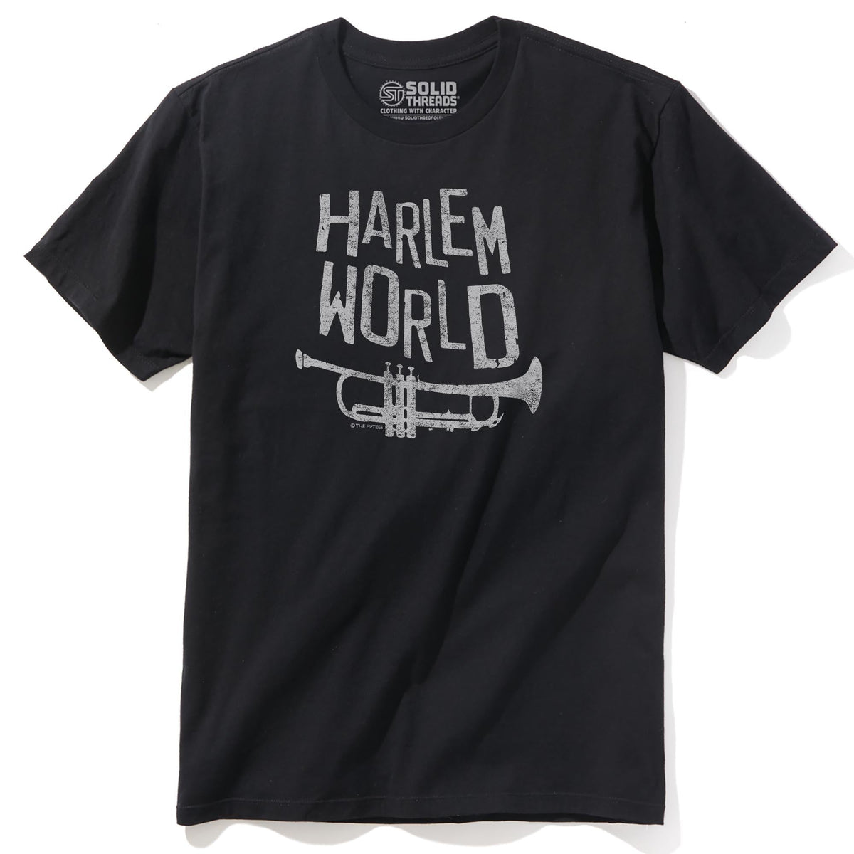 Harlem World Cool Staple T-shirt in Black - Front View