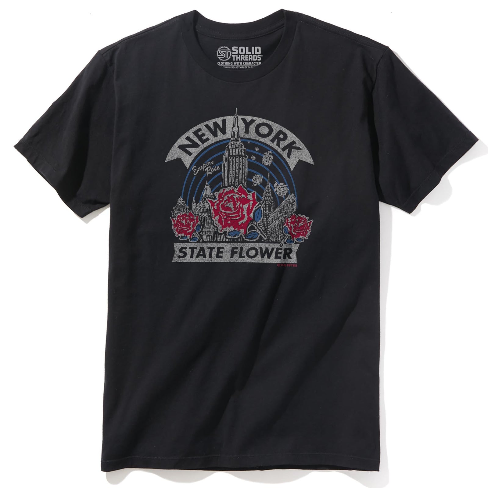 Empire Rose Cool Staple T-shirt in Black - Front View