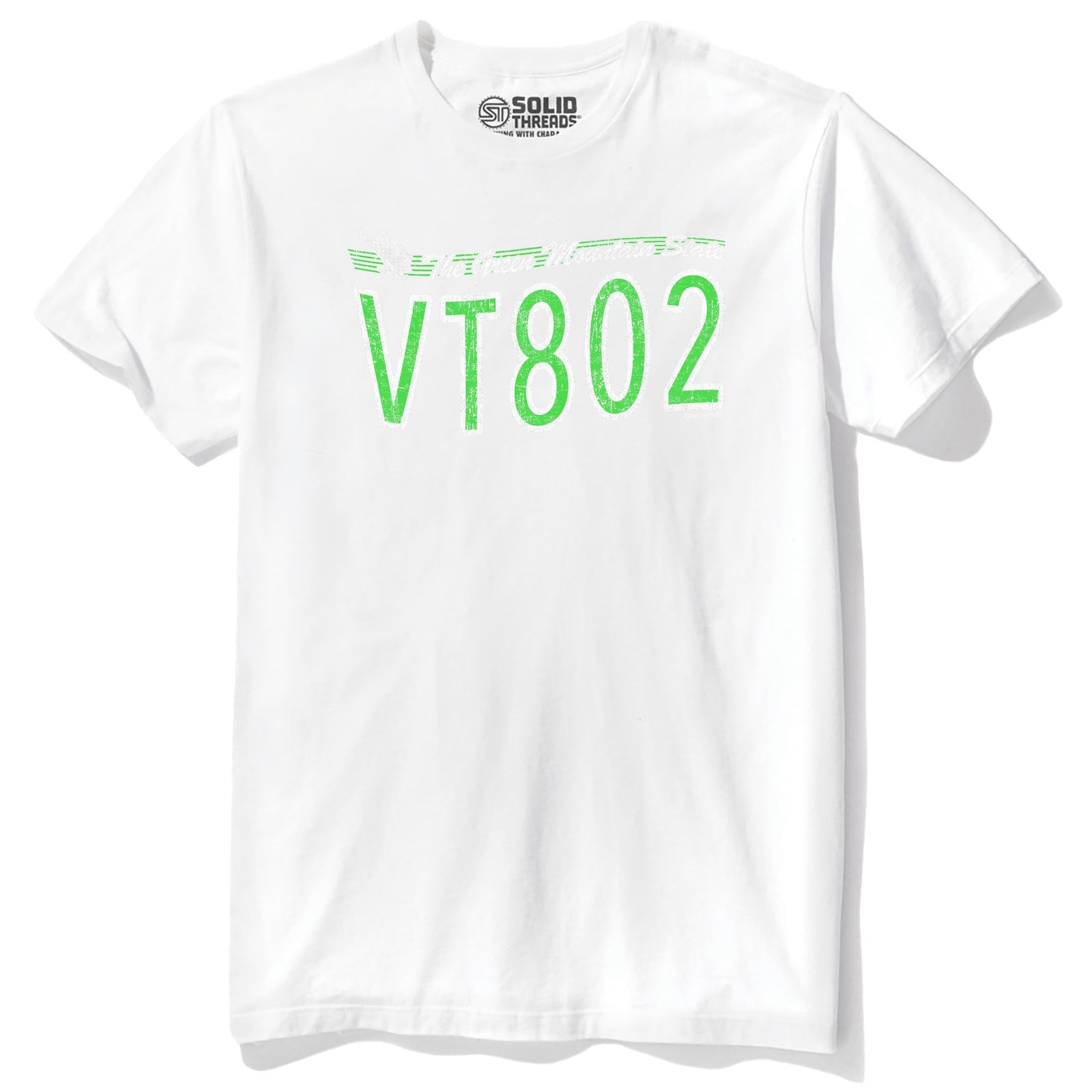 Vt802 Cool Staple T-shirt in White - Front View