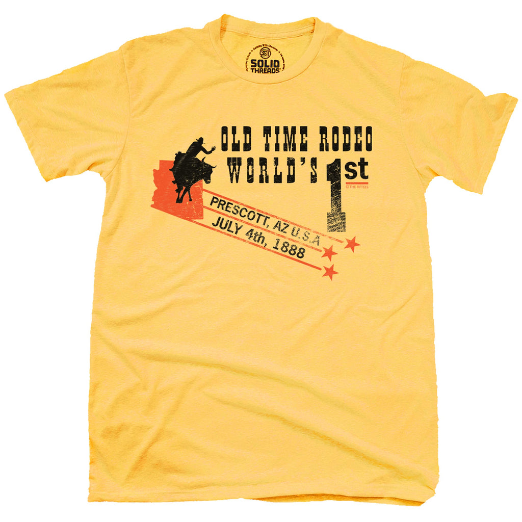 Old Time Rodeo Cool Graphic T-Shirt | Vintage Az WildWest Tee