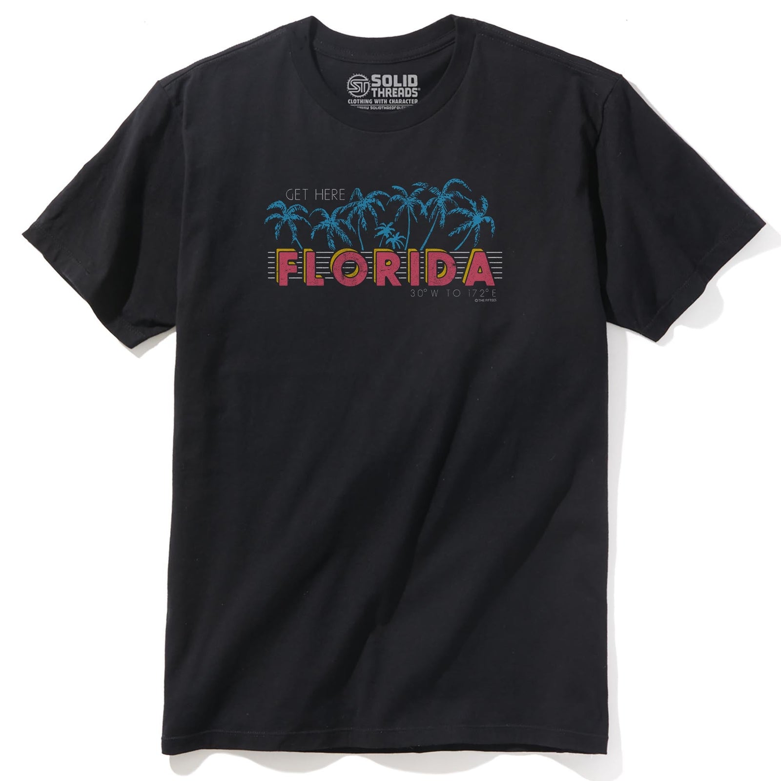 Get Here Cool Staple T-shirt in Black - Front View