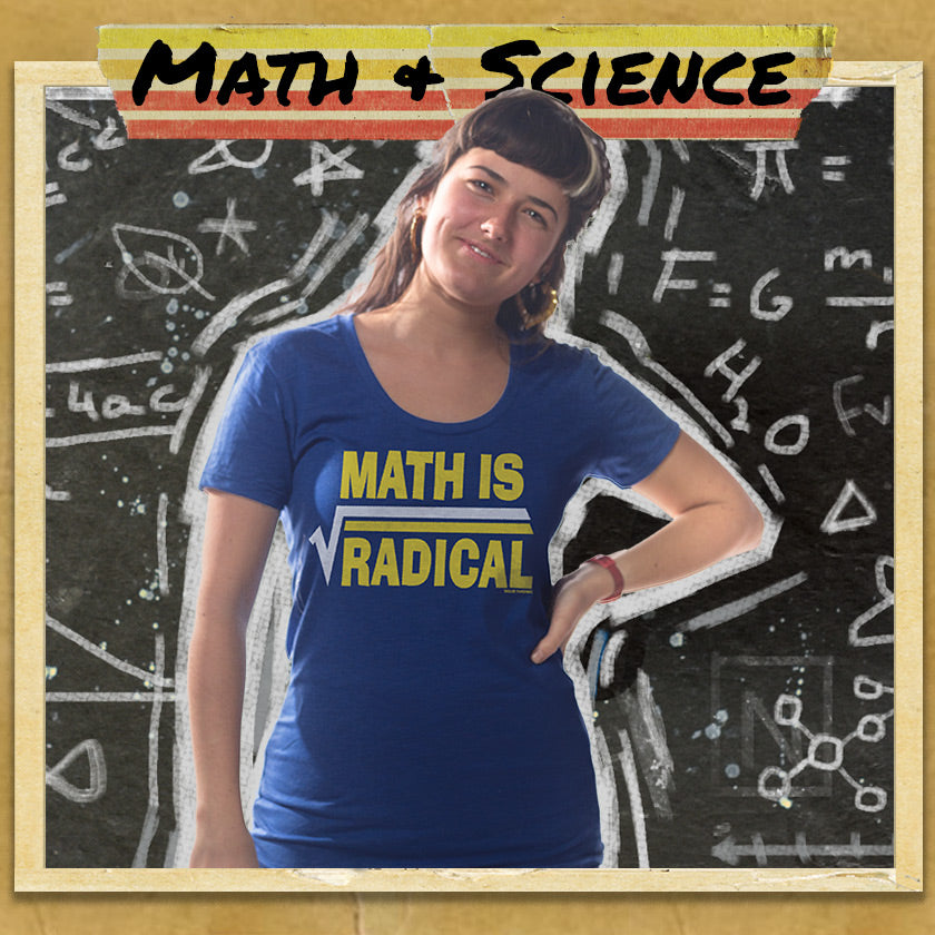 Cool Science & Math Tshirts Funny Nerd Graphic Tees Solid Threads