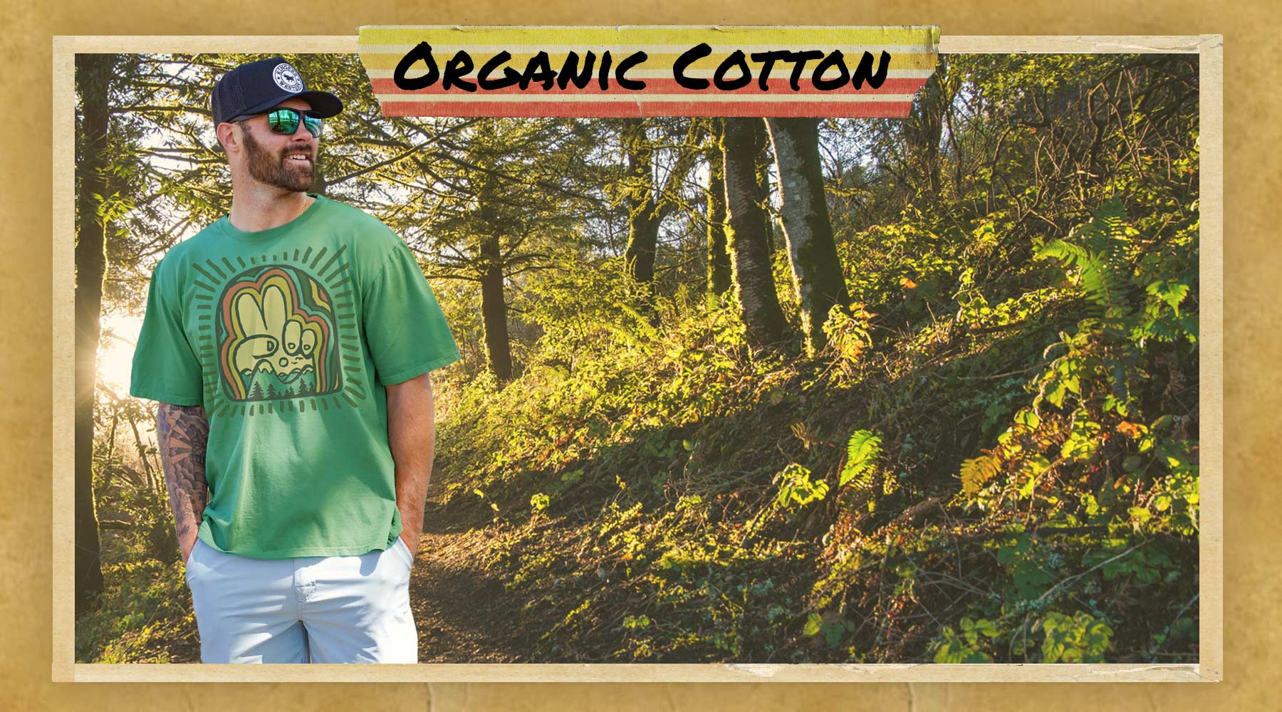 Cool Organic Cotton T-shirts | Vintage Inspired Ecofriendly Tees