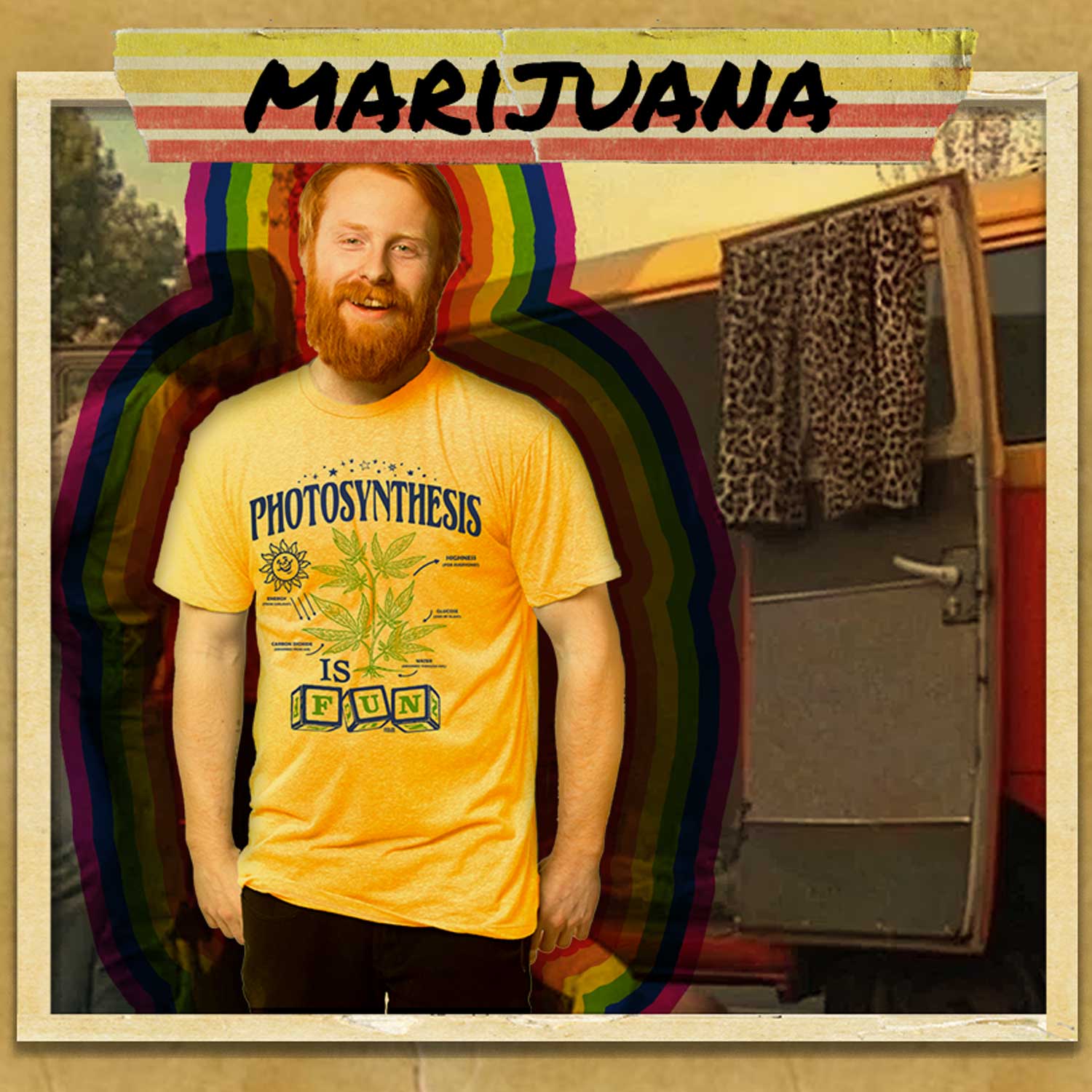 Cool Retro Marijuana Graphic Tees | Funny Cannabis T-Shirts | Solid Threads