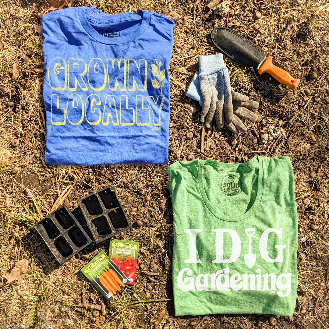 Vintage Green Thumb Graphic Tees | Cool Gardening Gifts & Tees